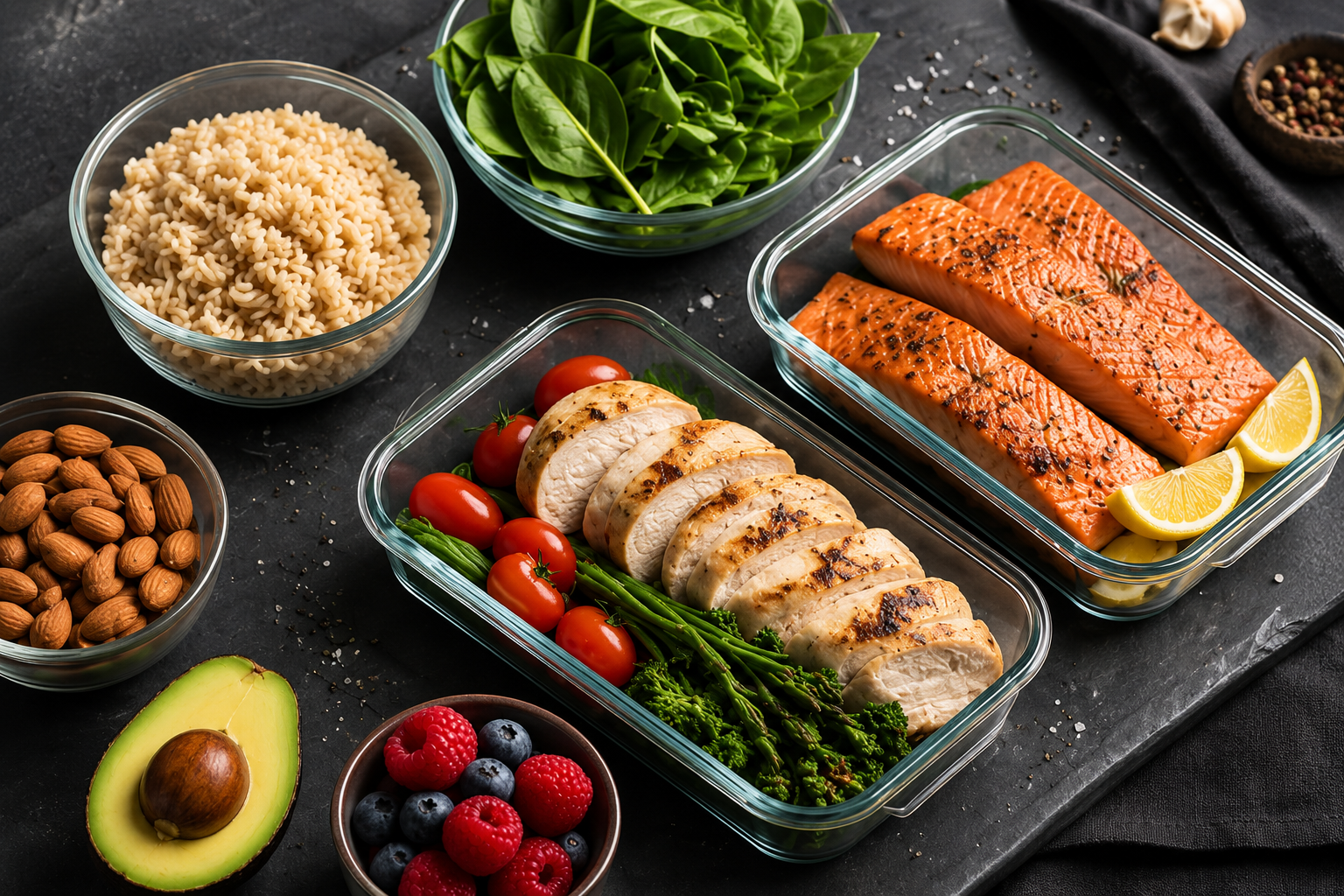Meal prep — nutrition coaching at Maggione Fit